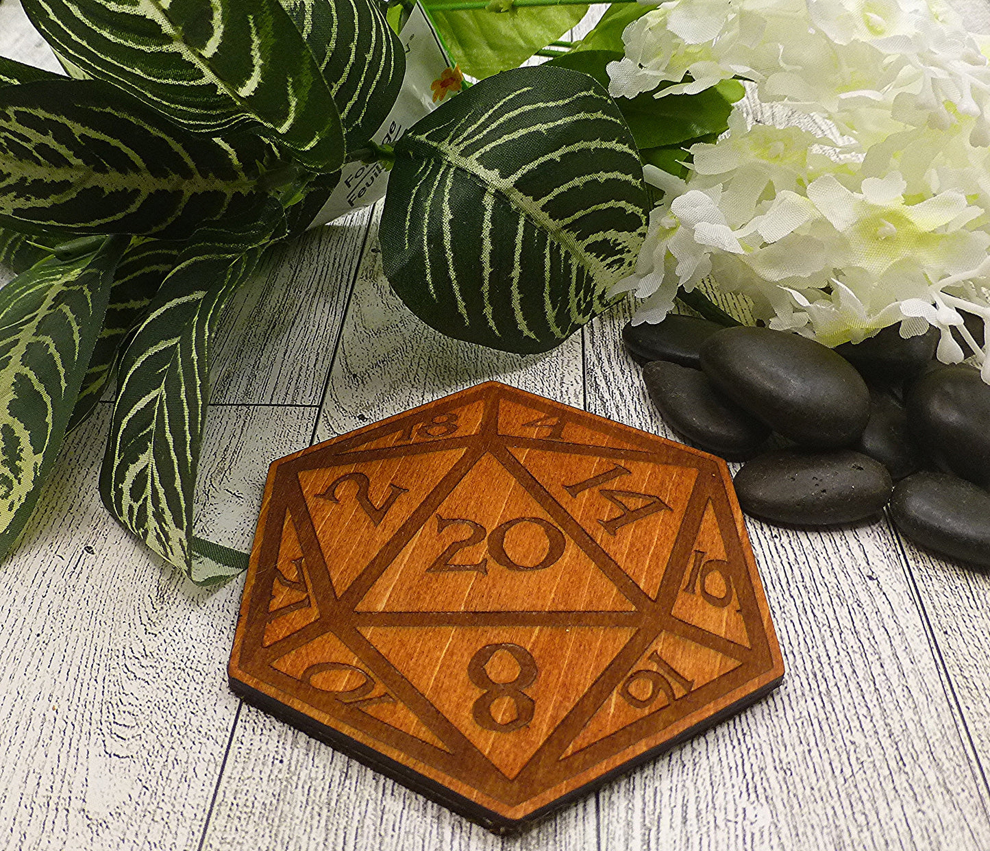 Dungeons & Dragons D20 Coasters ( set of 4 )